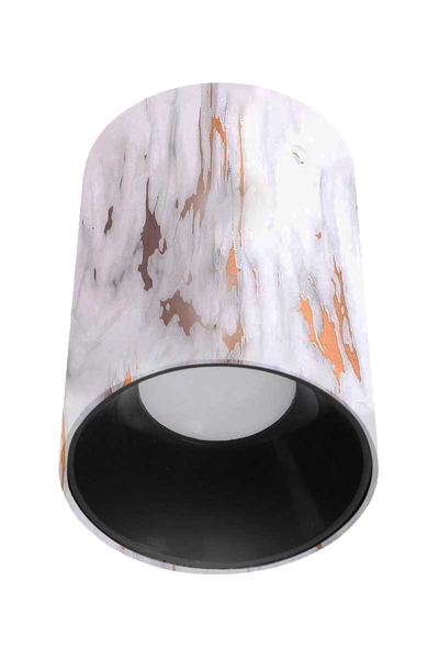 ACK - ACK AH12-08513 Siyah Reflektör Gold Mermer Kasa Sıva Üstü Dekoratif Armatür