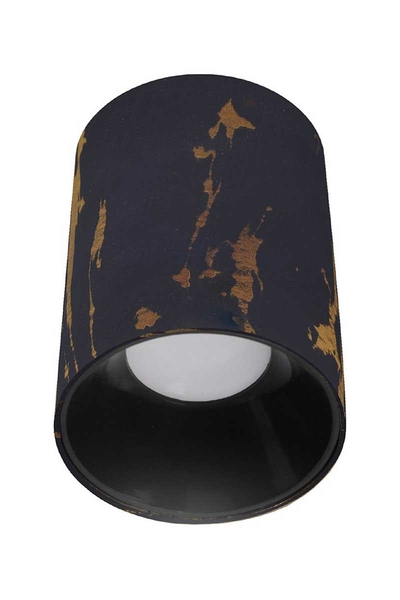 ACK - ACK AH12-08514 Siyah Reflektör Siyah Mermer Kasa Sıva Üstü Dekoratif Armatür