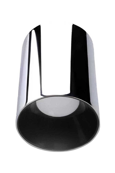 ACK - ACK AH12-08515 Siyah Reflektör Krom Kasa Sıva Üstü Dekoratif Armatür