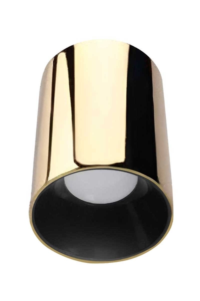 ACK - ACK AH12-08516 Siyah Reflektör Gold Kasa Sıva Üstü Dekoratif Armatür