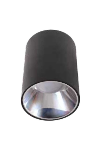 ACK - ACK AH12-08551 Parlak Krom Reflektör Siyah Kasa Sıva Üstü Dekoratif Armatür