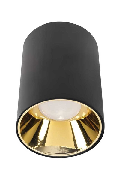 ACK - ACK AH12-08561 Parlak Gold Reflektör Siyah Kasa Sıva Üstü Dekoratif Armatür