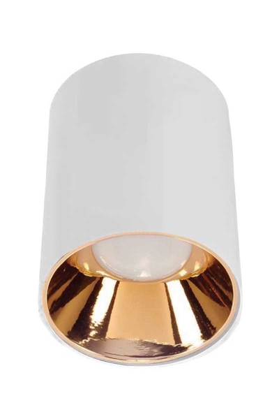 ACK - ACK AH12-08570 Parlak Rose Reflektör Beyaz Kasa Sıva Üstü Dekoratif Armatür