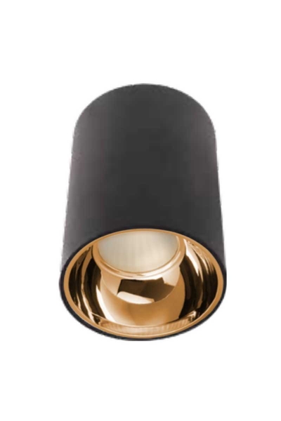 ACK - ACK AH12-08571 Parlak Rose Reflektör Siyah Kasa Sıva Üstü Dekoratif Armatür