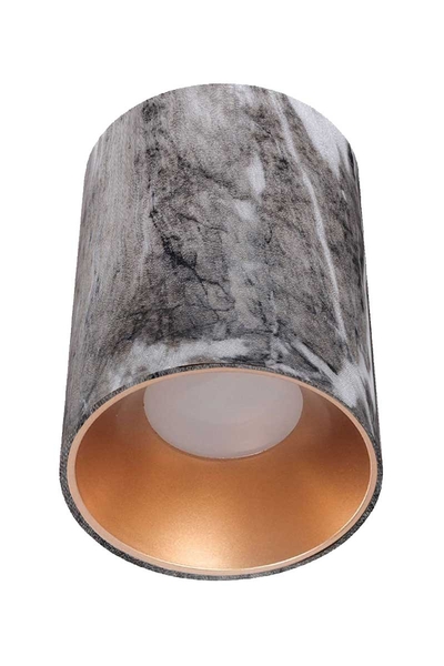 ACK - ACK AH12-08592 Mat Rose Reflektör Gri Mermer Kasa Sıva Üstü Dekoratif Armatür