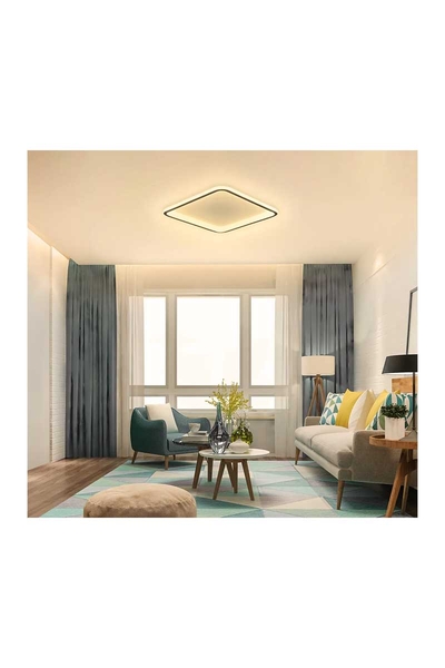 ACK AL02-23201 115W 80x80cm Kare Dekoratif Linear Led Avize - Thumbnail