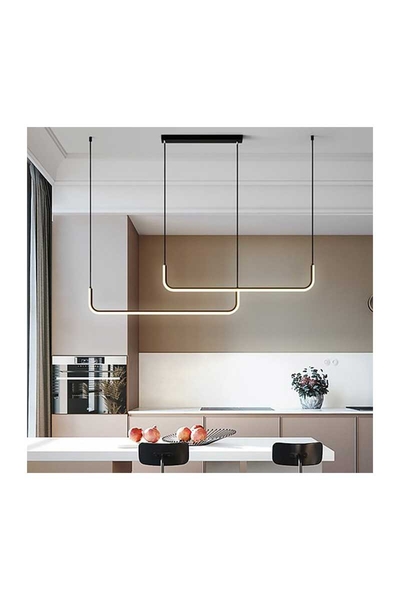 ACK AL02-92801 40W 3000K Günışığı Dekoratif Linear Led Avize - Thumbnail