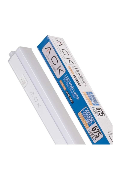 ACK - ACK AN10-00730 7.5W 54.3cm 6500K Beyaz Merkür Led Bant Armatür ACK AN10-00730 7.5W 54.3cm 6500K Beyaz Merkür Led Bant Armatür - Thumbnail