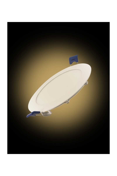 ACK AP01-00600 3000K Günışığı 6W Beyaz Kasa Sıva Altı Yuvarlak Led Panel Armatür - Thumbnail