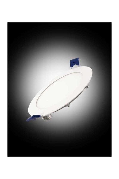 ACK AP01-00630 6500K Beyaz 6W Beyaz Kasa Sıva Altı Yuvarlak Led Panel Armatür - Thumbnail