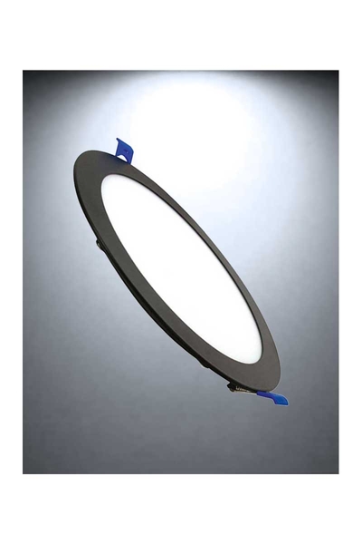 ACK AP01-00931 6500K Beyaz 9W Siyah Kasa Sıva Altı Yuvarlak Led Panel Armatür - Thumbnail