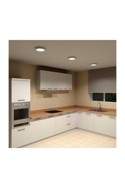 ACK - ACK AP03-01230 6500K Beyaz 12W Beyaz Kasa Sıva Üstü Yuvarlak Led Panel Armatür ACK AP03-01230 6500K Beyaz 12W Beyaz Kasa Sıva Üstü Yuvarlak Led Panel Armatür - Thumbnail