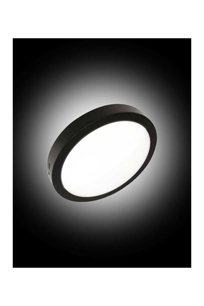 ACK - ACK AP03-01231 6500K Beyaz 12 W Siyah Kasa Sıva Üstü Yuvarlak Led Panel Armatür ACK AP03-01231 6500K Beyaz 12 W Siyah Kasa Sıva Üstü Yuvarlak Led Panel Armatür - Thumbnail