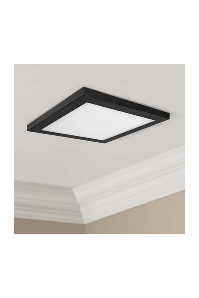ACK - ACK AP04-01811 4000K Ilık Beyaz 18W Siyah Kasa Sıva Üstü Kare Led Panel Armatür ACK AP04-01811 4000K Ilık Beyaz 18W Siyah Kasa Sıva Üstü Kare Led Panel Armatür - Thumbnail