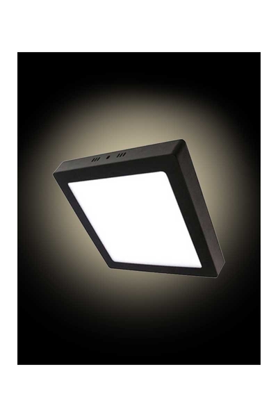 ACK - ACK AP04-01811 4000K Ilık Beyaz 18W Siyah Kasa Sıva Üstü Kare Led Panel Armatür ACK AP04-01811 4000K Ilık Beyaz 18W Siyah Kasa Sıva Üstü Kare Led Panel Armatür - Thumbnail