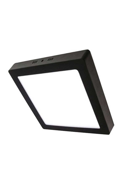 ACK AP04-01831 6500K Beyaz 18W Siyah Kasa Sıva Üstü Kare Led Panel Armatür - Thumbnail