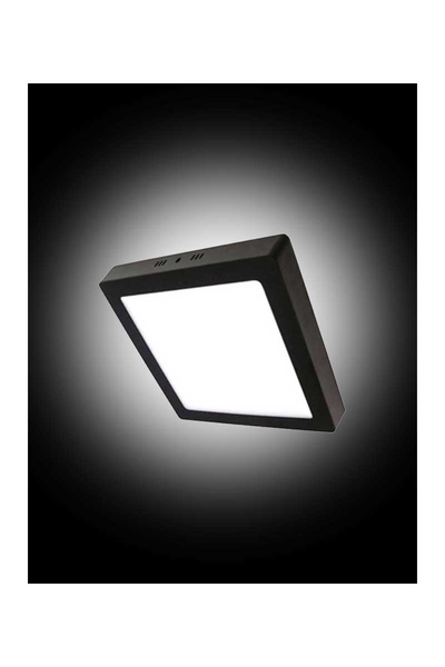 ACK AP04-01831 6500K Beyaz 18W Siyah Kasa Sıva Üstü Kare Led Panel Armatür - Thumbnail