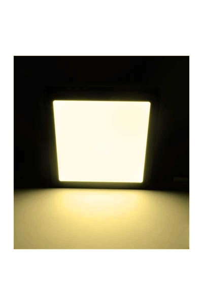 ACK - ACK AP04-02401 3000K Günışığı 24W Siyah Kasa Sıva Üstü Kare Led Panel Armatür ACK AP04-02401 3000K Günışığı 24W Siyah Kasa Sıva Üstü Kare Led Panel Armatür - Thumbnail