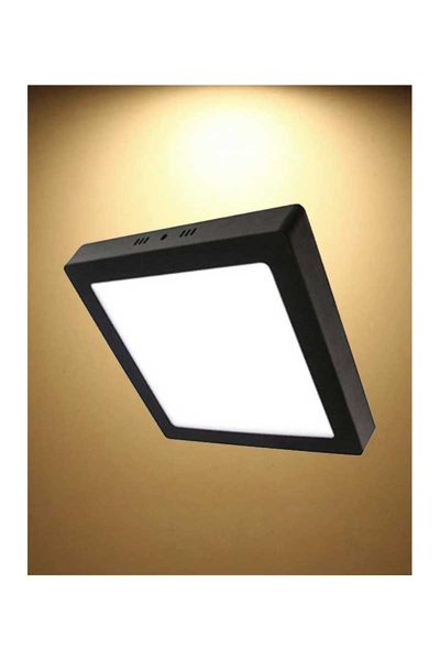 ACK AP04-03301 3000K Günışığı 32W Siyah Kasa Sıva Üstü Kare Led Panel Armatür - Thumbnail