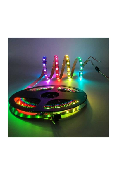 ACK - ACK AS01-00309 14.4W 12V Rgb Üç Çip 60 Ledli Silikonsuz Şerit Led ACK AS01-00309 14.4W 12V Rgb Üç Çip 60 Ledli Silikonsuz Şerit Led - Thumbnail