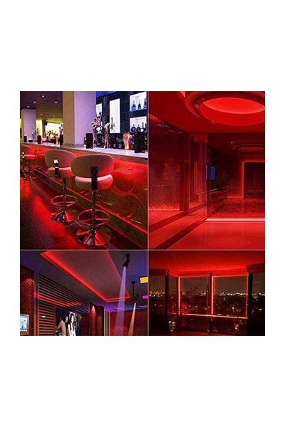 ACK AS01-00804 7W 12V Kırmızı 4040 Şerit Led - Thumbnail