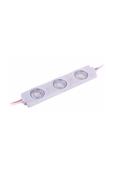 ACK - ACK AS04-00201 12V 4000K Ilık Beyaz Şeffaf 3lü Led Reklam Modülü ACK - ACK AS04-00201 12V 4000K Ilık Beyaz Şeffaf 3lü Led Reklam Modülü