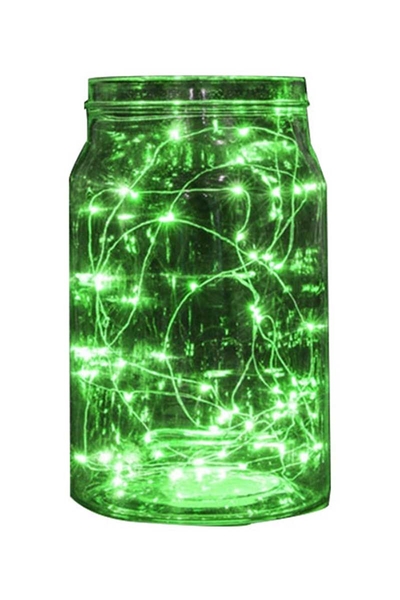 ACK - ACK AS90-00105 10m 220V Yeşil 100 Ledli Eklenebilir Dış Mekan Led Işık