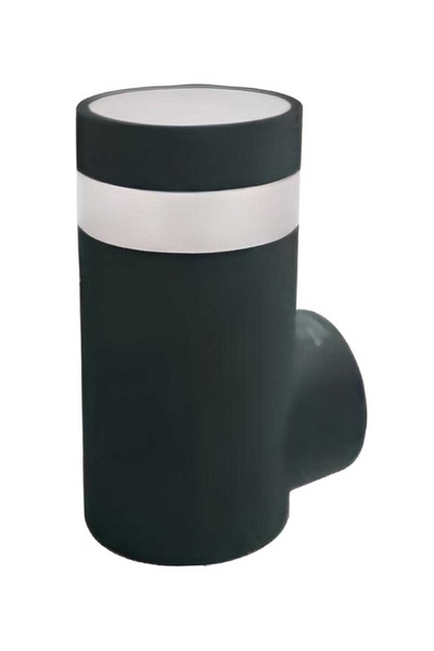 ACK - ACK AT16-00991 9W Ayarlanabilir Renk Yuvarlak Siyah Led Duvar Apliği