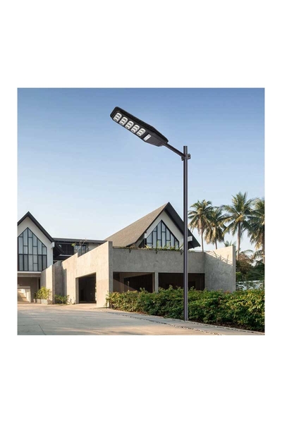 Ack At42-16031 300w Ip65 6500k Sıyah Govde Solar Sokak Armaturu - Thumbnail