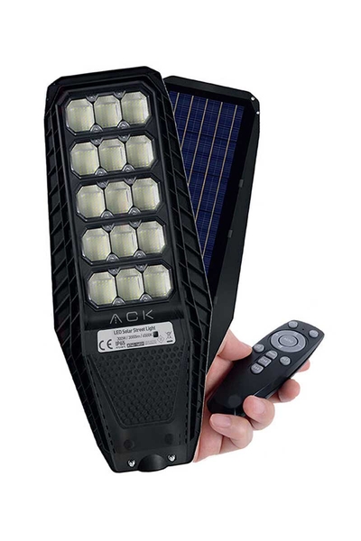 ACK - ACK AT42-16031 300w IP65 6500K Beyaz Solar Sokak Armatürü ACK - ACK AT42-16031 300w IP65 6500K Beyaz Solar Sokak Armatürü