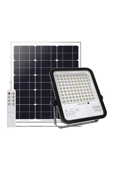 ACK - ACK AT65-19432 150W IP65 6500K Beyaz Lensli Solar Projektör ACK - ACK AT65-19432 150W IP65 6500K Beyaz Lensli Solar Projektör