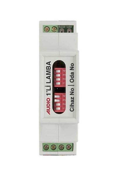 Audio - Audio 001801PT Akıllı Ev Sistemi Pano Tipi 1 li Lamba Modülü Audio - Audio 001801PT Akıllı Ev Sistemi Pano Tipi 1 li Lamba Modülü
