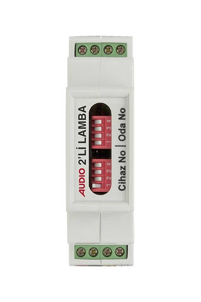 Audio - Audio 001802PT Akıllı Ev Sistemi Pano Tipi 2 li Lamba Modülü Audio - Audio 001802PT Akıllı Ev Sistemi Pano Tipi 2 li Lamba Modülü