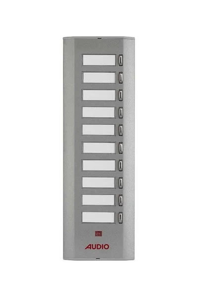 Audio - Audio 005233E E10 10lu Konsept Serisi Yan Sıra Tek Butonlu Zil Paneli