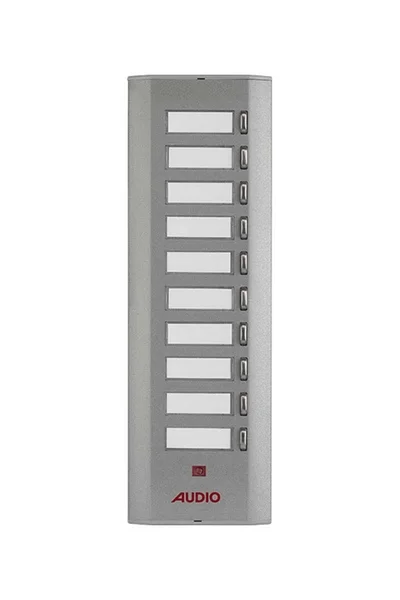Audio - Audio 006225E E10 10lu Konsept Serisi Yan Sıra Tek Butonlu Zil Paneli
