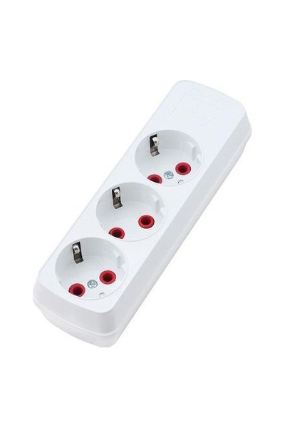 AY-KA - Ayka 77 300 031 3m 3lü Topraklı Grup Priz