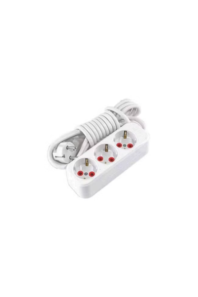 AY-KA - Ayka 77 300 031 3m 3lü Topraklı Grup Priz