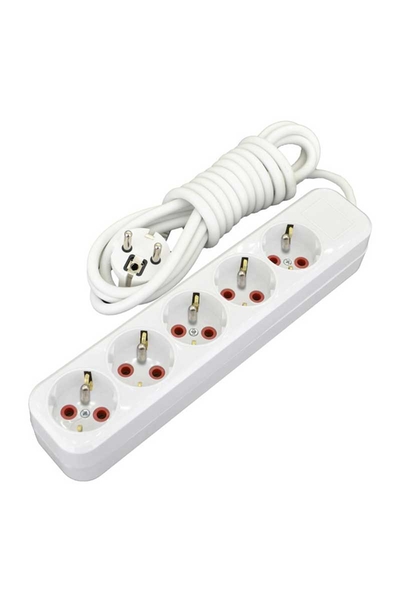 AY-KA - Ayka 77 5500 01 1m 5li Topraklı Ups Grup Priz