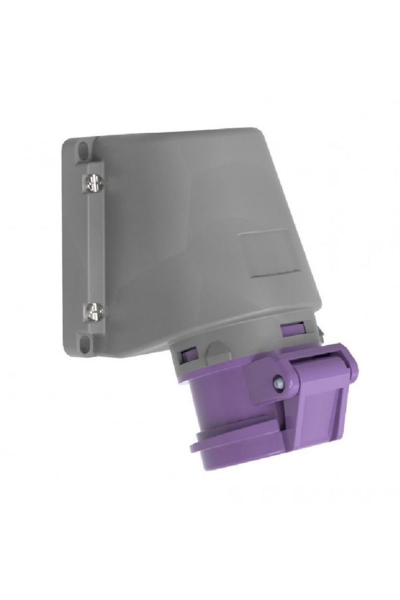 Bemis BC1-1103-2535 3/16A 3P 24V CEE Norm IP44 90 Derece Eğik Duvar Prizi - Thumbnail