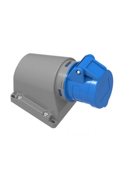 Bemis - Bemis BC1-1403-2535 3/16A 2P+E 220V CEE Norm IP44 90 Derece Eğik Duvar Prizi Bemis - Bemis BC1-1403-2535 3/16A 2P+E 220V CEE Norm IP44 90 Derece Eğik Duvar Prizi