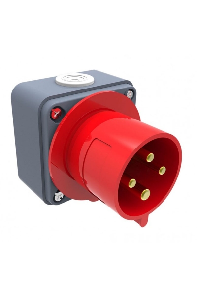 Bemis - Bemis BC1-3504-2210 4x32A 3P+E 380V 50-60Hz 6H IP44 Duvar Fişi Bemis BC1-3504-2210 4x32A 3P+E 380V 50-60Hz 6H IP44 Duvar Fişi - Thumbnail