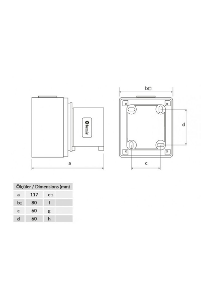 Bemis - Bemis BC1-3504-2210 4x32A 3P+E 380V 50-60Hz 6H IP44 Duvar Fişi Bemis BC1-3504-2210 4x32A 3P+E 380V 50-60Hz 6H IP44 Duvar Fişi - Thumbnail