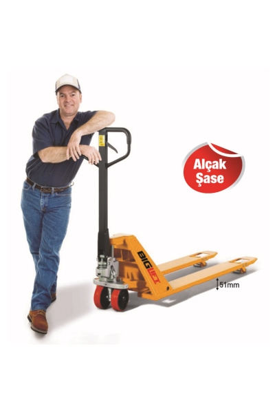 Biglift - Biglift RM-AC Low 1.5 Ton Kapasiteli Alçak Şase Transpalet