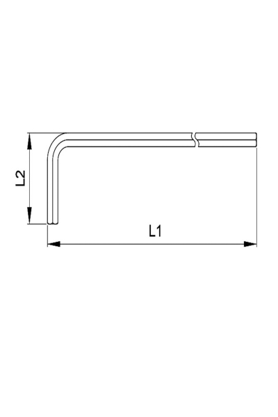 Ceta Form 910 Uzun Tip 10mm Topbaşlı L Allen Anahtar - Thumbnail