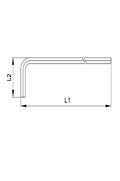 Ceta Form 915 Uzun Tip 1.5mm Topbaşlı L Allen Anahtar - Thumbnail