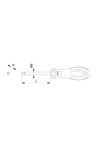 Ceta Form F18-040-130 T40 x 130mm C-Plus Torx Uçlu Tornavida - Thumbnail