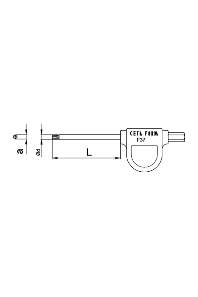 Ceta Form F37-IP08 P Saplı Torx PLUS Bayrak Tornavida - Thumbnail