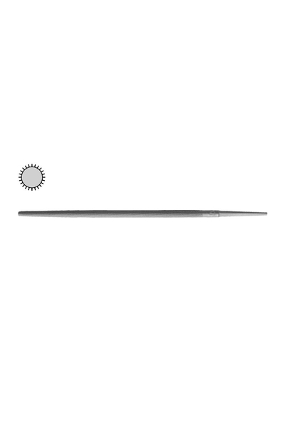 Ceta Form J57-106 Kalın Diş 6 inç 150mm Yuvarlak Eğe - Thumbnail