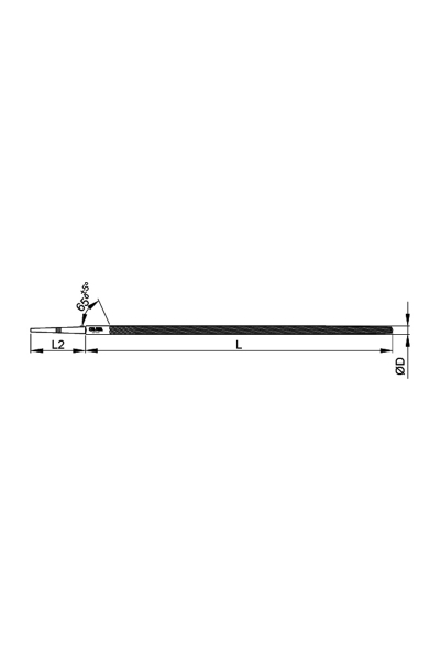 Cetaform - Ceta Form J57-112 Kalın Diş 12 inç 300mm Yuvarlak Eğe Ceta Form J57-112 Kalın Diş 12 inç 300mm Yuvarlak Eğe - Thumbnail