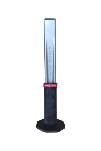 Cetaform - Cetaform L25-300G Oluklu Plastik Korumalı Düz Keski